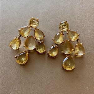 Tiered tear drop earrings